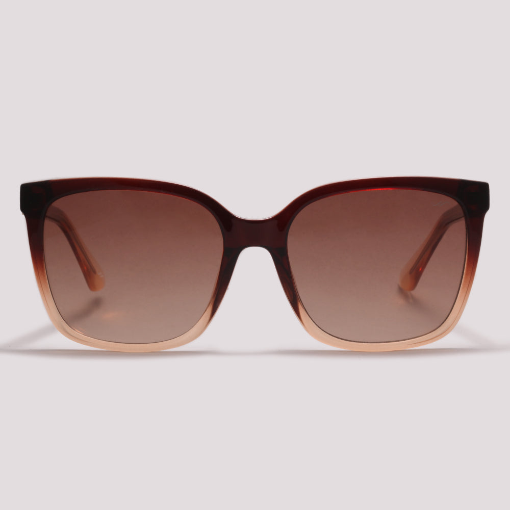 Jean Marcell JM5073 G02 Marrom Degradê Translucido Marrom Degradê - Sol - 57 mm