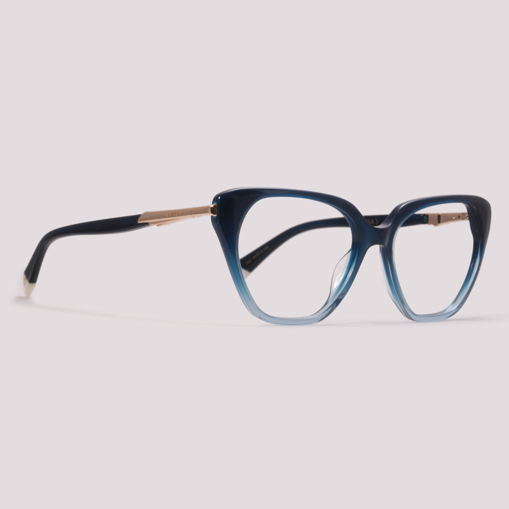 Ana Hickmann Lena 3 D02 Azul Degradê Brilho - Grau - 51 mm