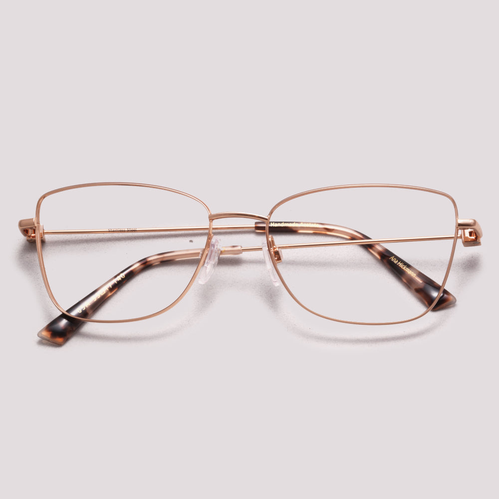 Ana Hickmann Livia 2 05A Dourado Brilho - Grau - 54 mm