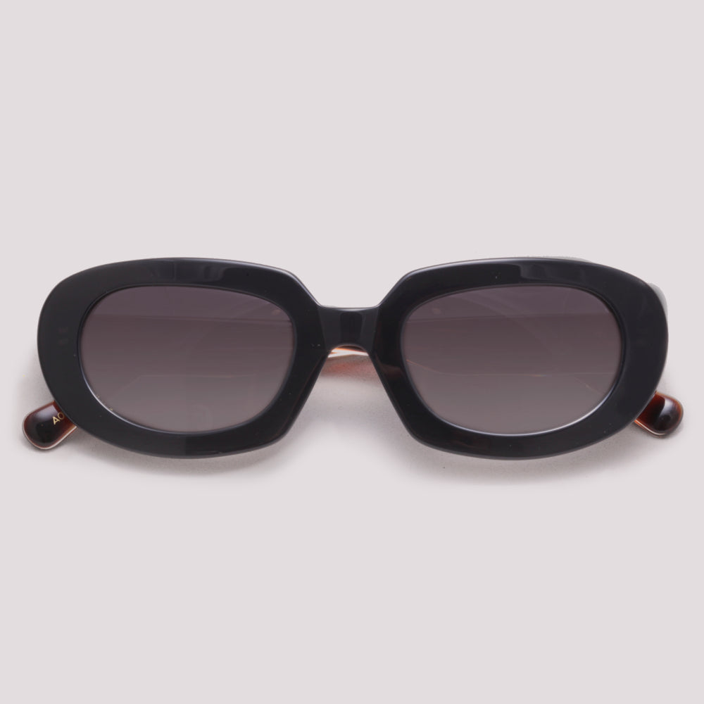 Anima Sou Destemida A01 Preto Brilho e Marrom Mesclado - Sol - 50 mm