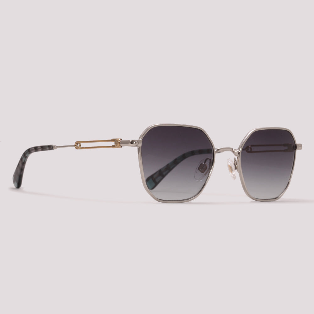 Anima Sou Ativa 03A Prata Brilho Preto Degradê - Sol - 51 mm