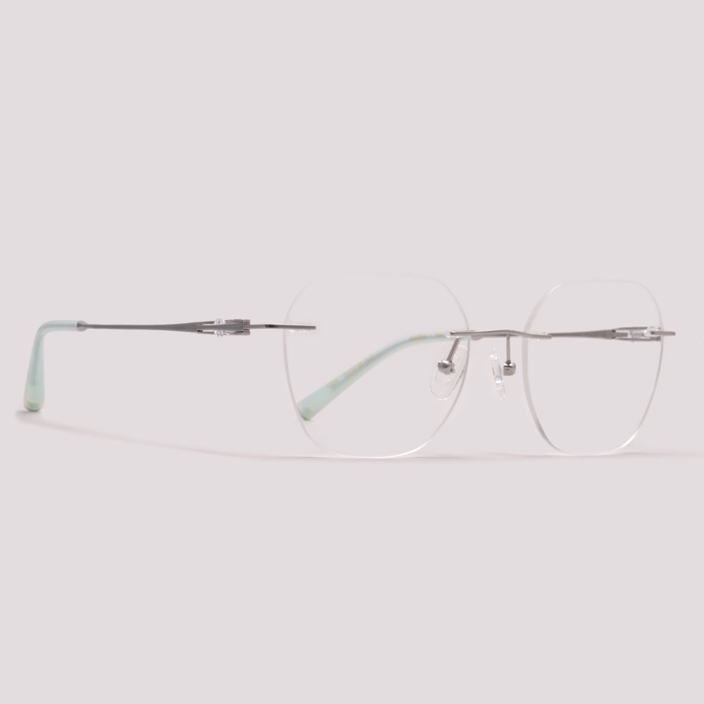 Anima Sou Valente 03A Prata Brilho e Verde - Grau - 52 mm
