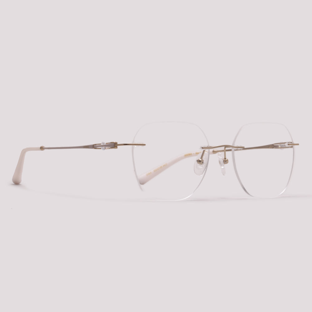 Anima Sou Valente 04A Dourado Brilho e Branco - Grau - 52 mm