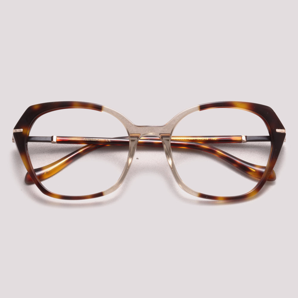 Ana Hickmann 20 anos AH60001 G01 Marrom Mesclado Brilho - Grau - 54 mm