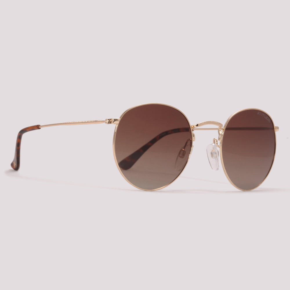Atitude AT3241 04A Dourado Brilho Marrom Degradê - Sol - 52 mm