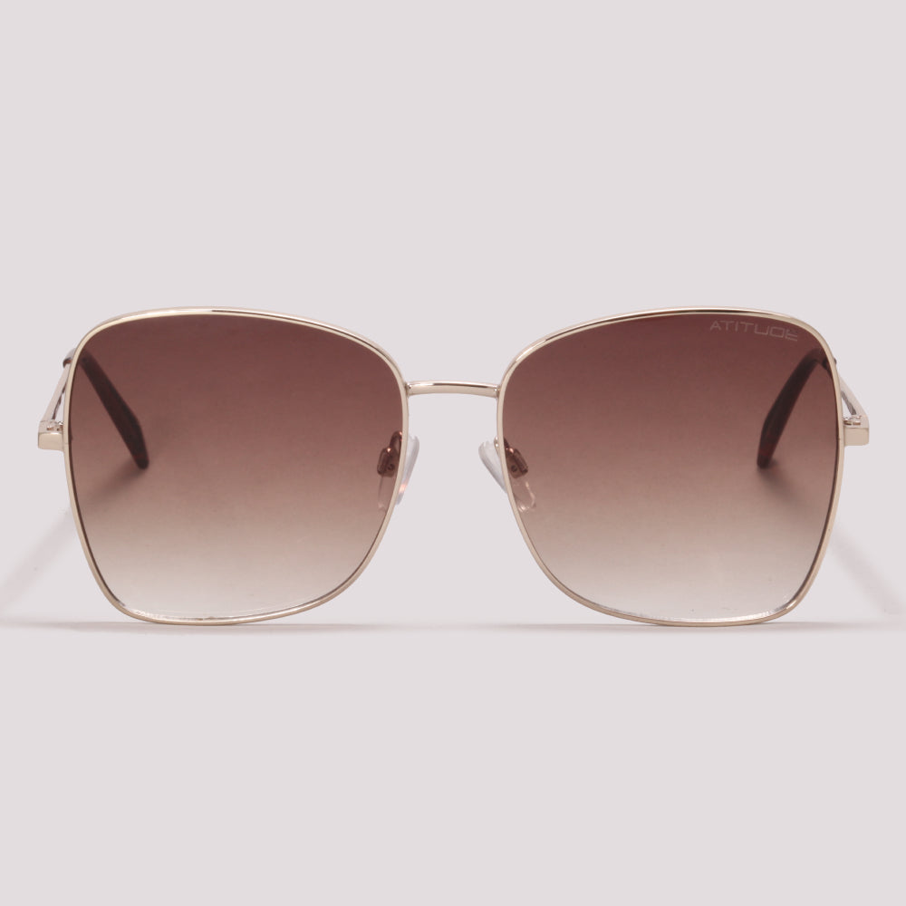Atitude AT8147 04A Dourado Brilho Marrom Degradê - Sol - 56 mm