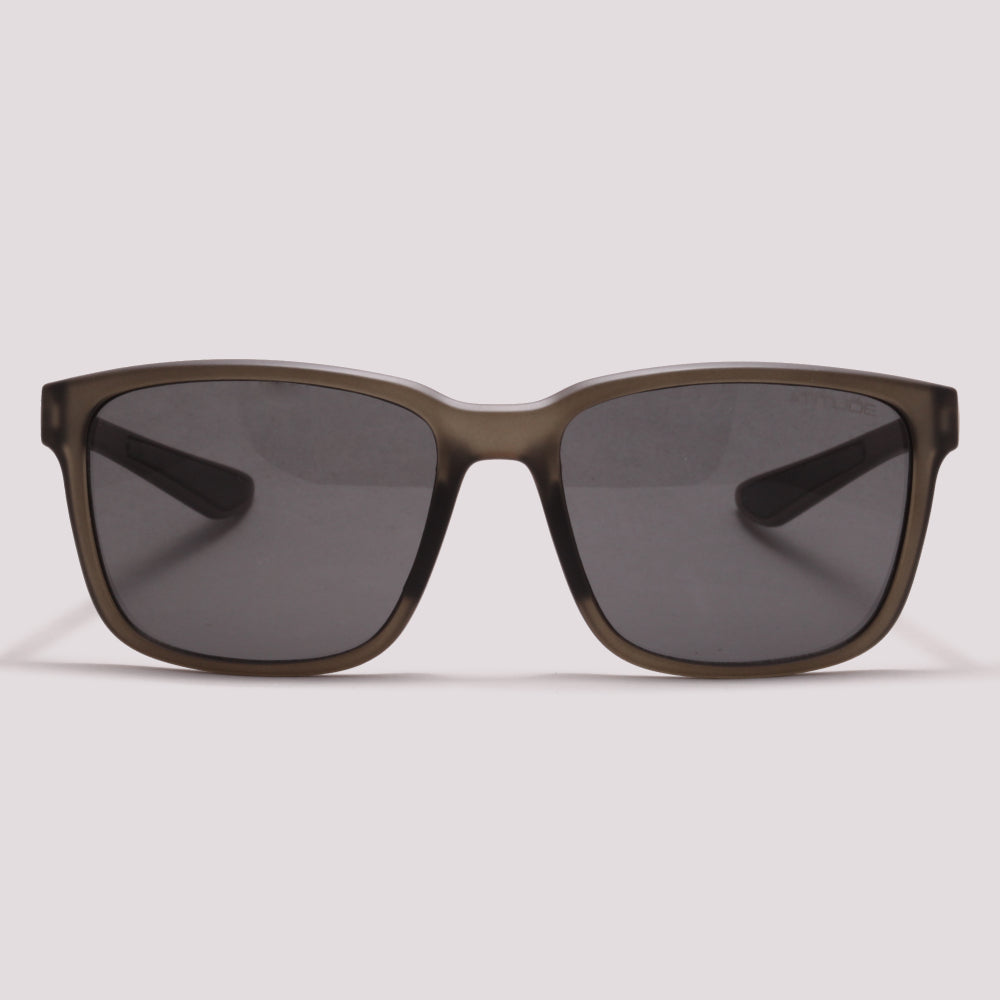 Atitude AT8199M E13 Cinza Translúcido Fosco Preto - Sol - 57 mm