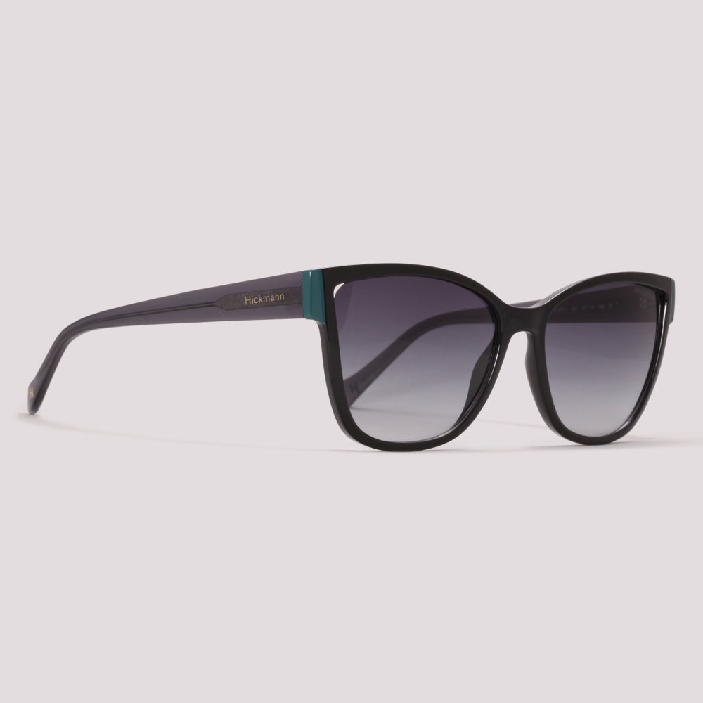 Hickmann HI50011 A01 Preto Brilho Preto Degradê - Sol - 56 mm