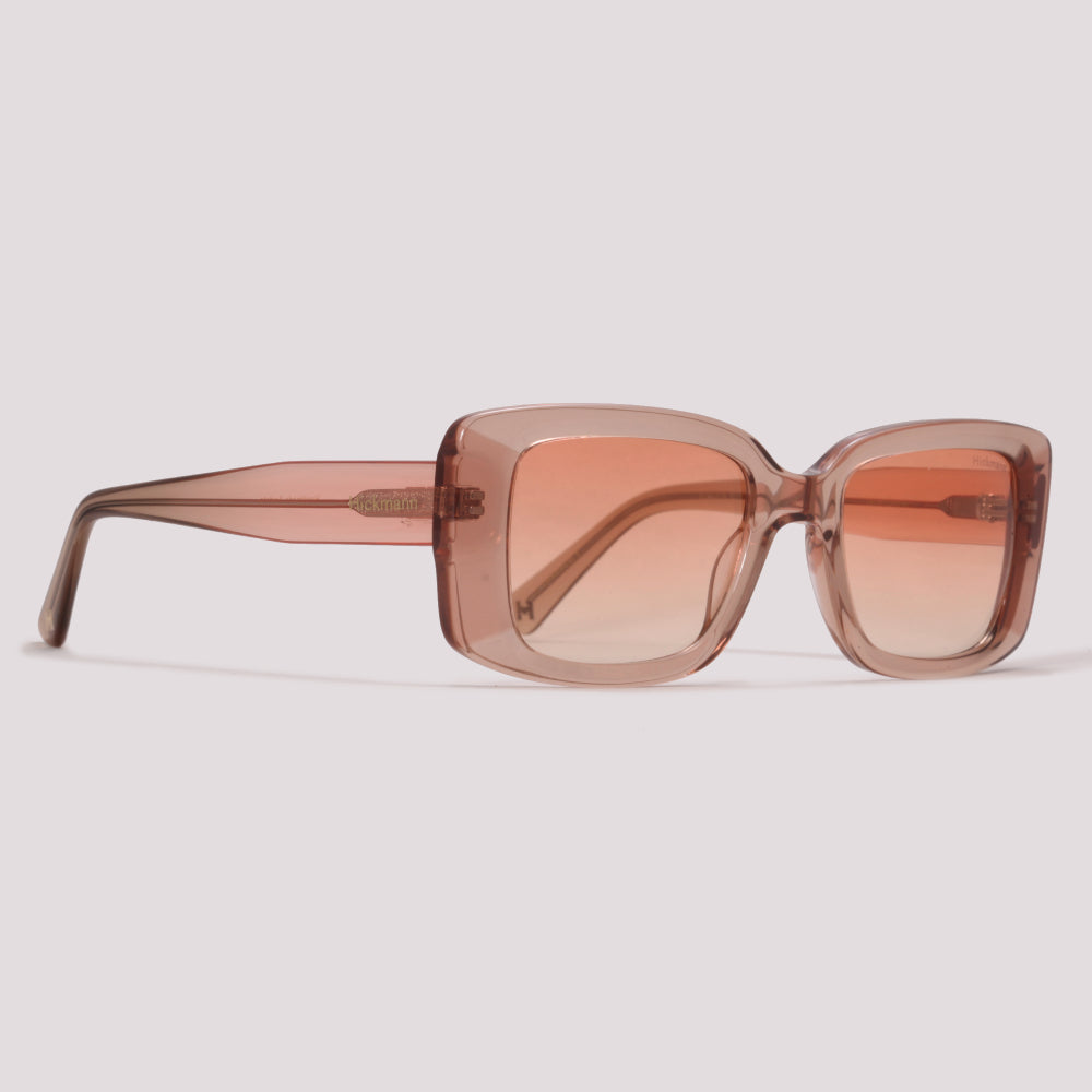 Hickmann Lavanda 1 HI90026 G03 Marrom Translucido Laranja Degradê - Sol - 52 mm