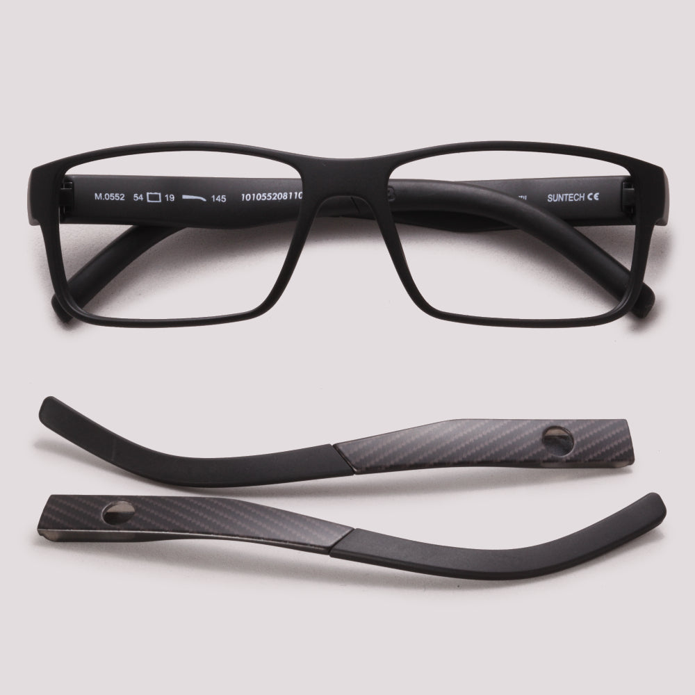 HB Troca Haste Polytech 0552 M Black + H M Carbon Fiber - Grau - 54 mm