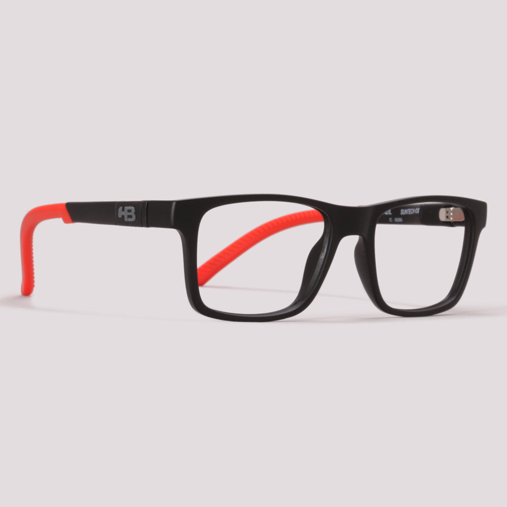 HB Polytech 0550 Teen M Black D. Orange - Grau - 47 mm