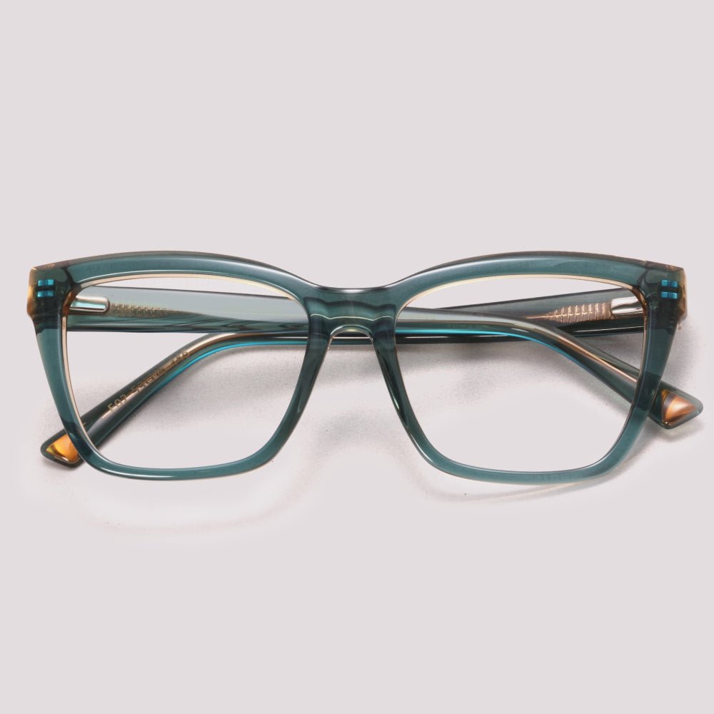 Ana Hickmann Nina 4 E02 Azul Translúcido - Grau - 53 mm