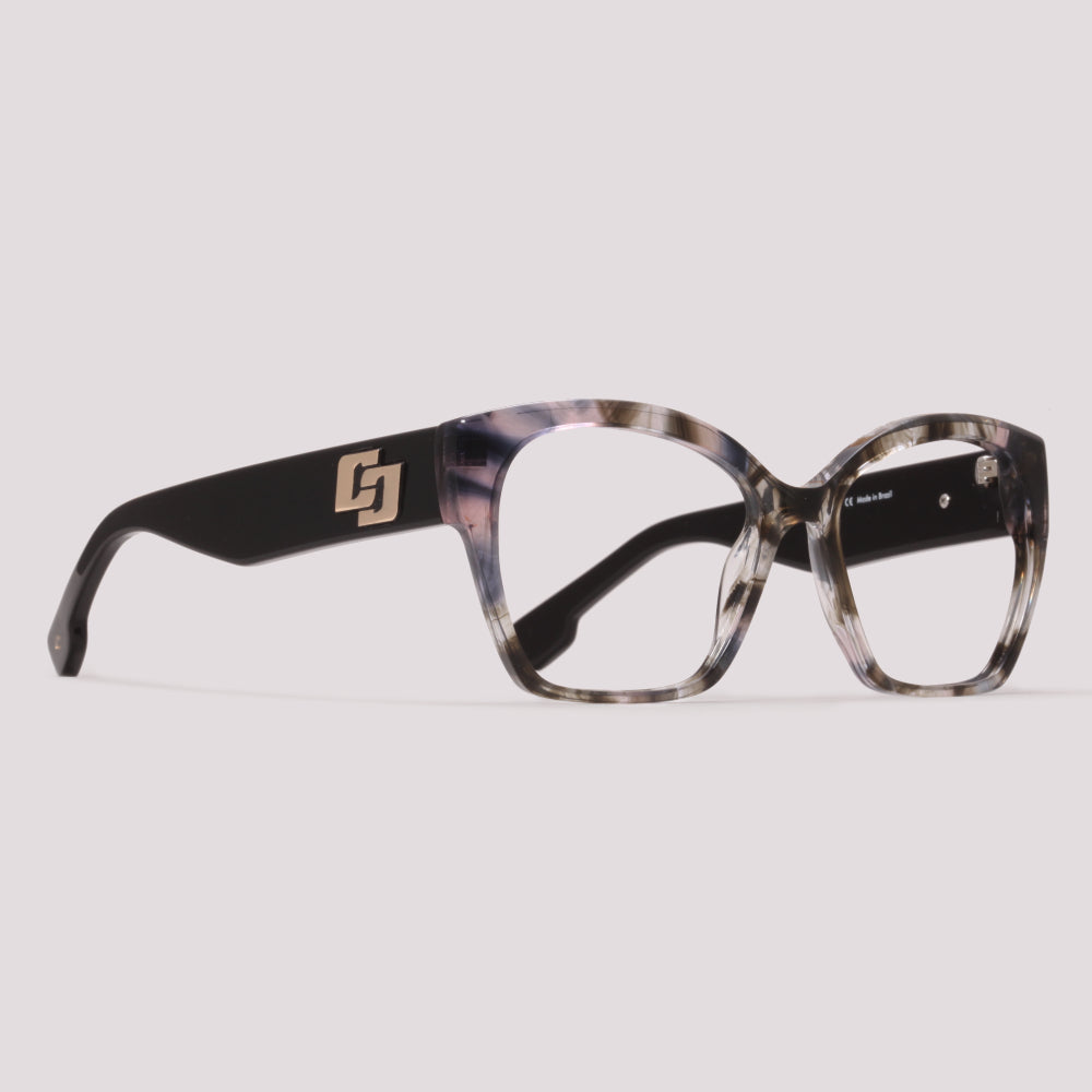 Colcci Giovana Azul e Cinza Mesclado - Grau - 54 mm