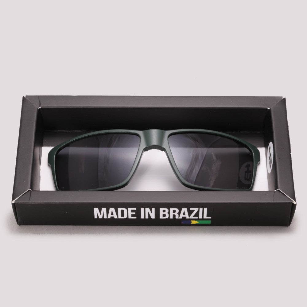 Clip on para HB Presto Casual 2.0 Verde Fosco Preto Polarizado