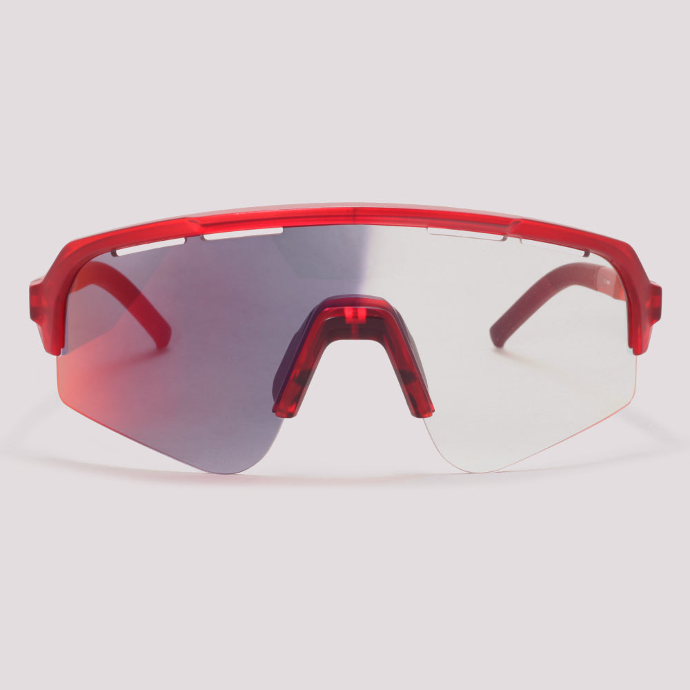 HB Edge R Vermelho Fosco Fotossensível Vermelho Espelhado (photo) - Sol - 169 mm