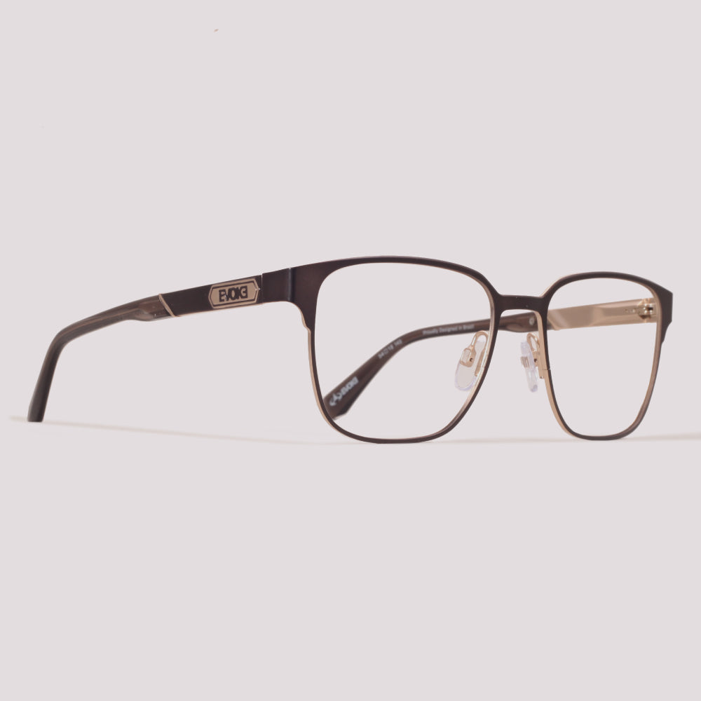 Evoke For You DX191 02B Marrom e Dourado- Grau - 54 mm