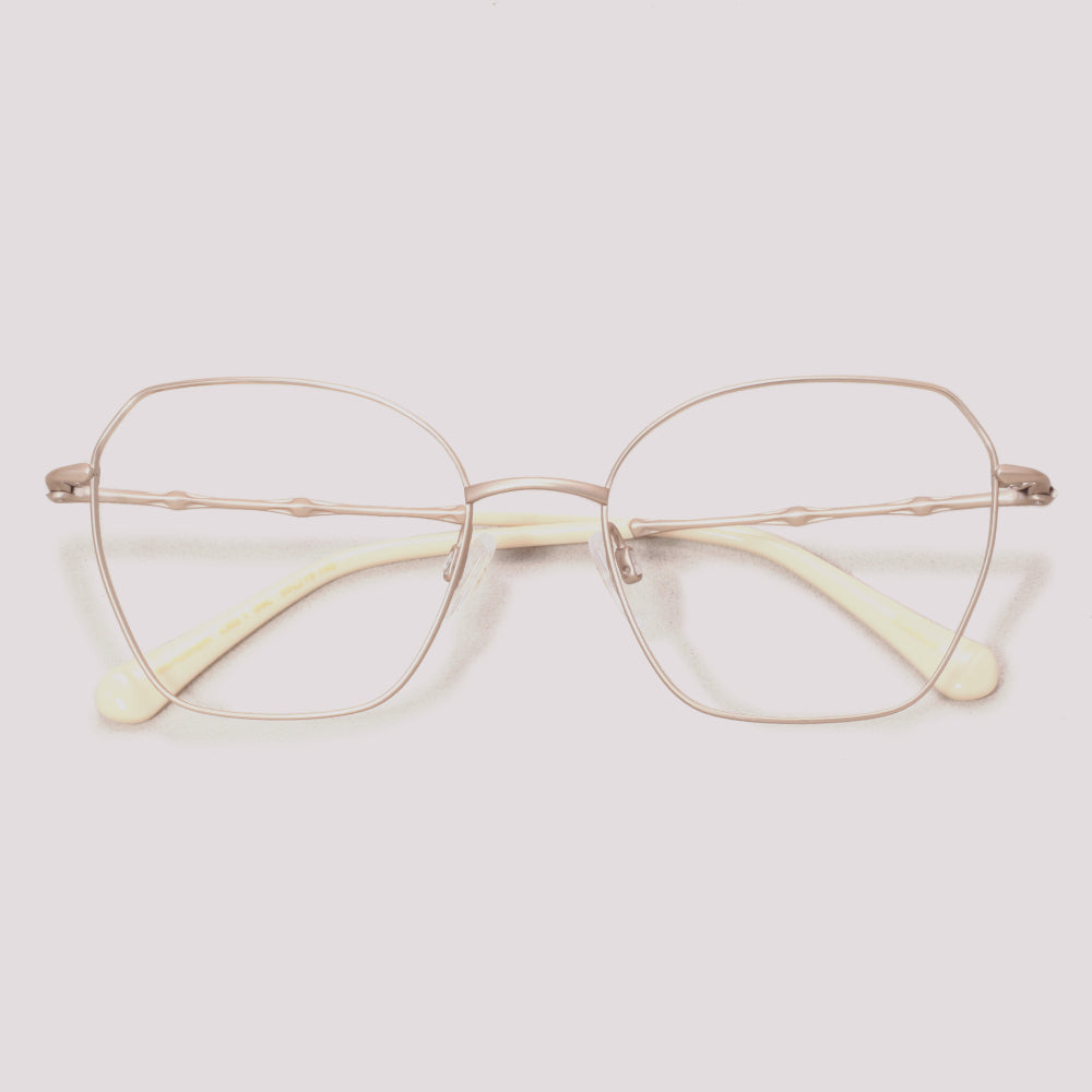 Ana Hickmann Cris 1 04C Dourado Fosco - Grau - 55 mm