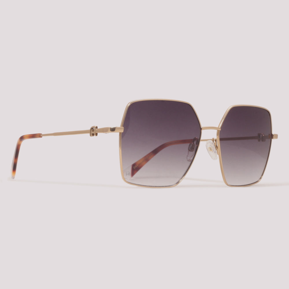 Ana Hickmann Dani 3 04A Dourado Brilho Preto Degradê - Sol - 58 mm