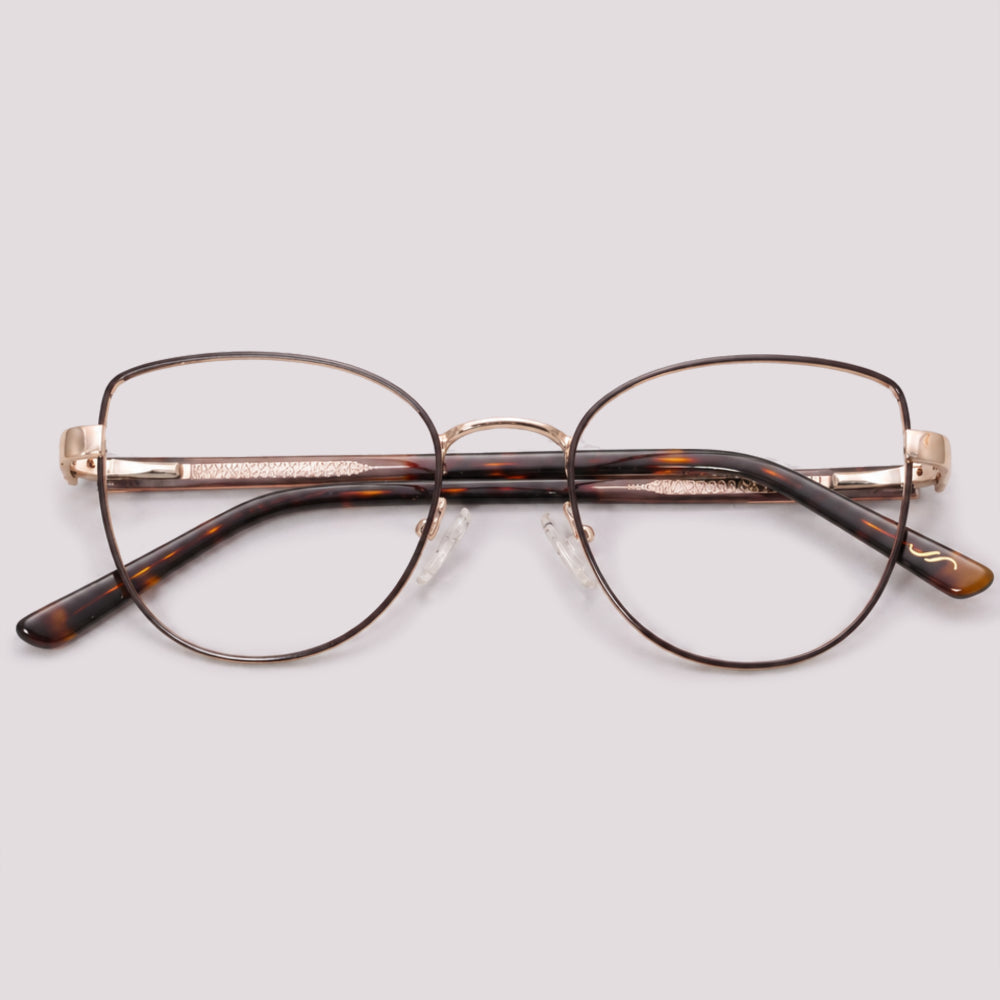 Jean Marcell JM1061 04B Preto e Dourado Brilho - Grau - 51 mm