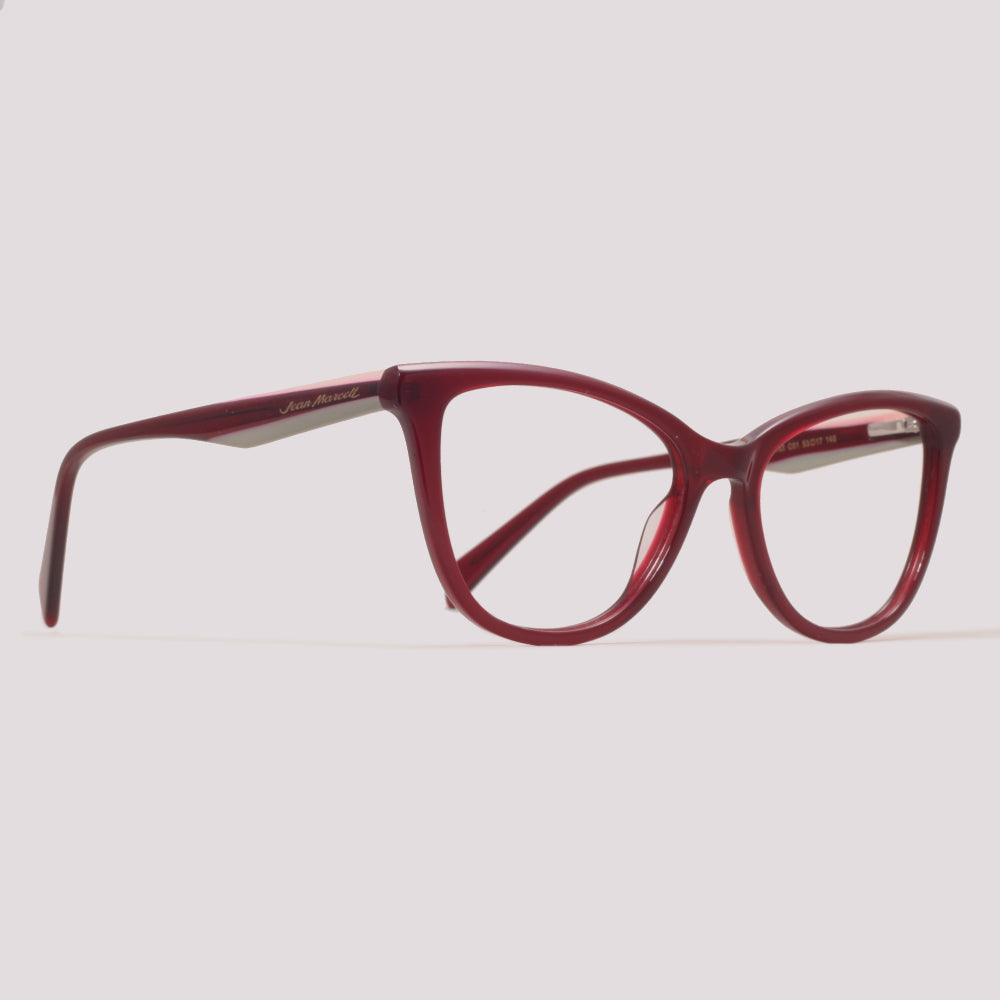 Jean Marcell JM6133 C01 Vermelho Brilho - Grau - 53 mm