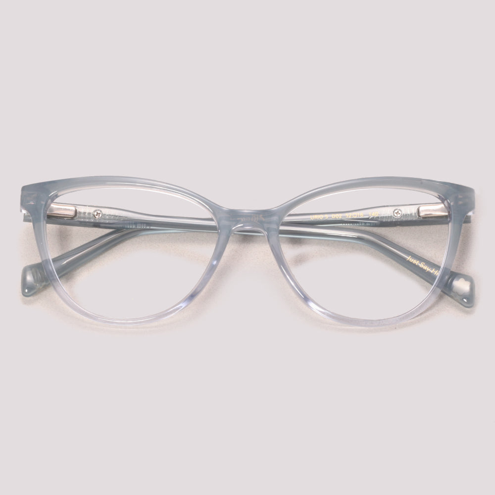 Hickmann Lírio 5 D02 Azul Degradê Brilho - Grau - 52 mm