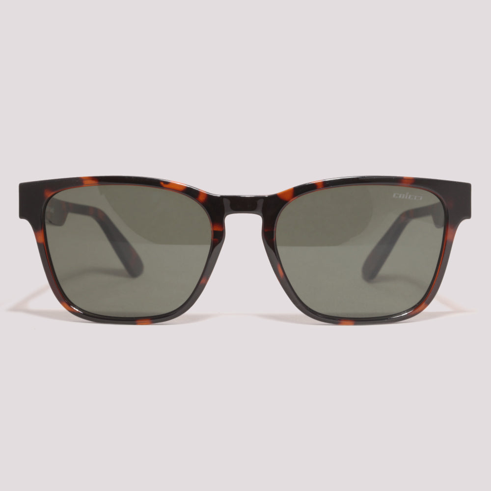 Colcci Pietro Marrom Mesclado Brilho Verde G15 - Sol - 54 mm