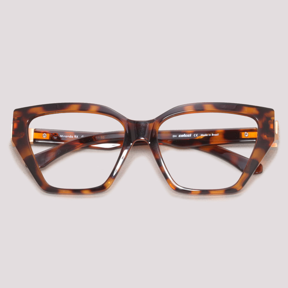 Colcci Miranda Marrom Mesclado Brilho - Grau - 56 mm