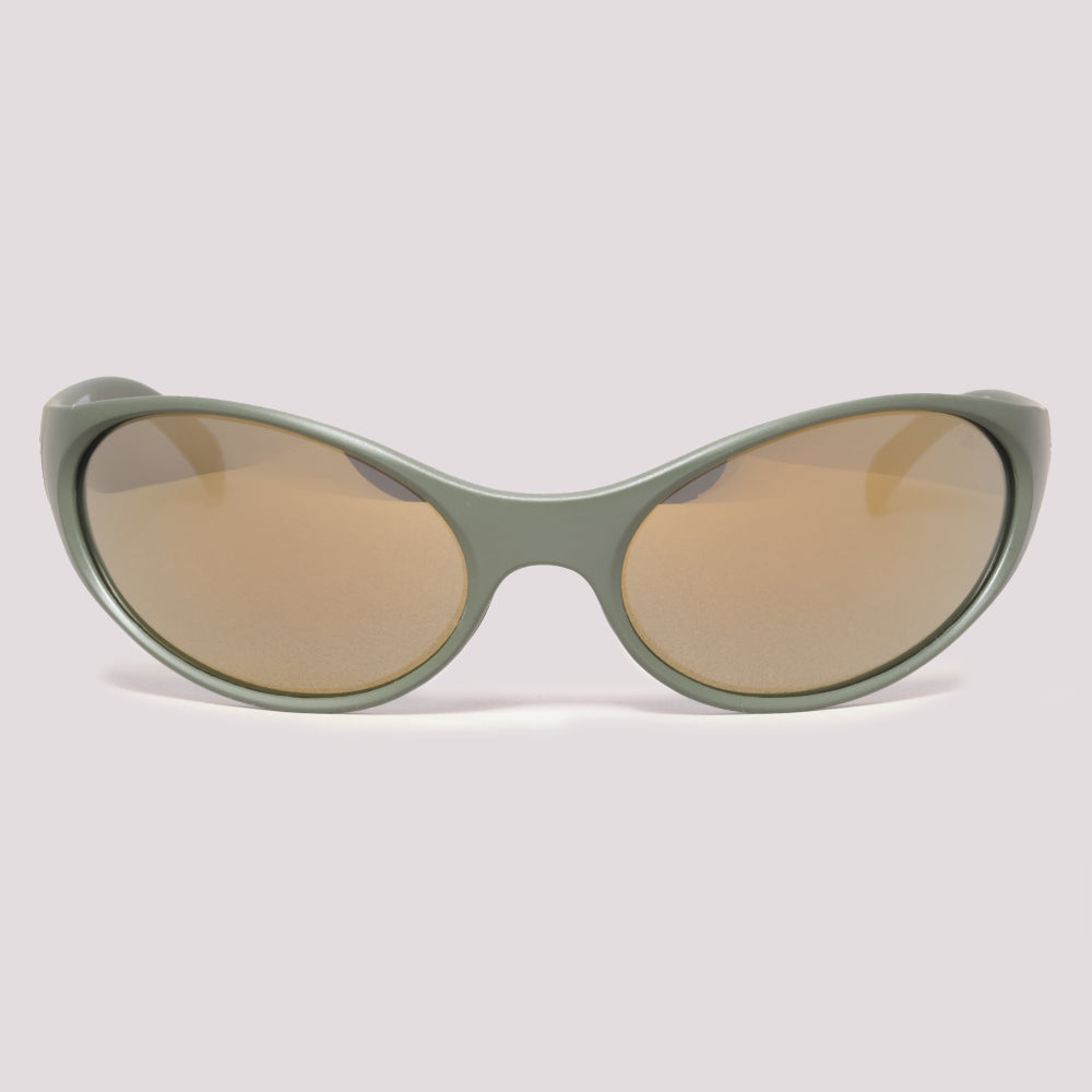HB Aliens Return Verde Fosco Dourado Espelhado - Sol - 62 mm