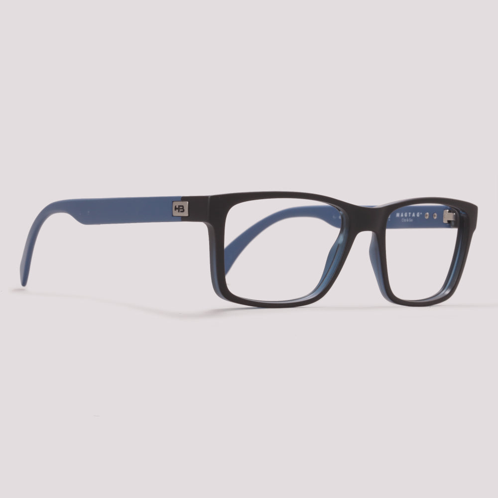 HB Switch Clip on 0590 Magtag Azul Fosco Preto Polarizado - Grau - 53 mm