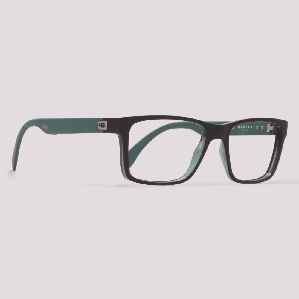 HB Switch Clip on 0590 Magtag Preto e Verde Fosco Preto Polarizado - Grau - 53 mm