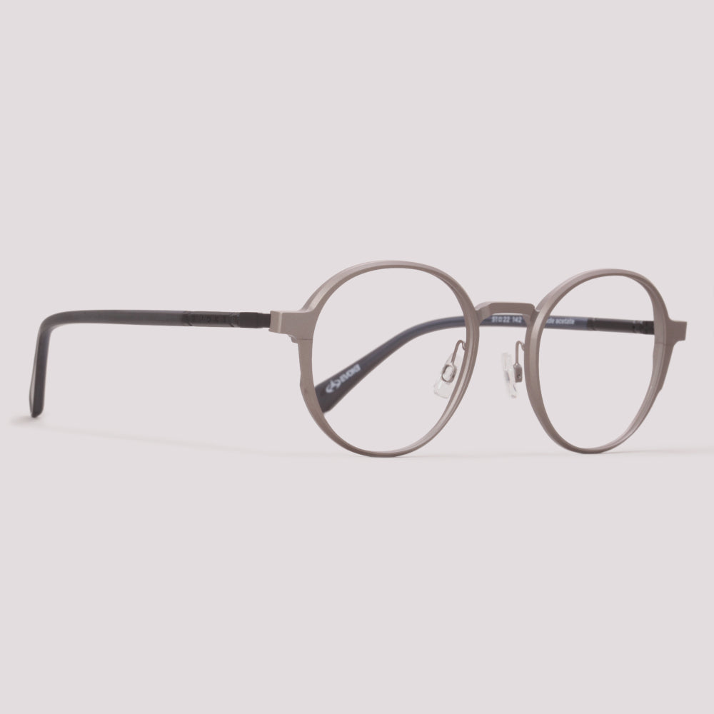 Evoke Clip on Noir 02BN Cinza Fosco Preto - Grau - 51 mm
