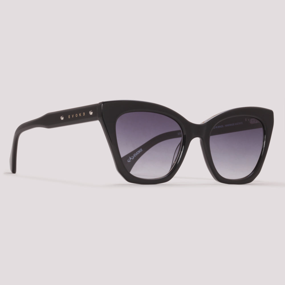 Evoke EVK 69 A01 Preto Brilho Preto Degradê - Sol - 53 mm