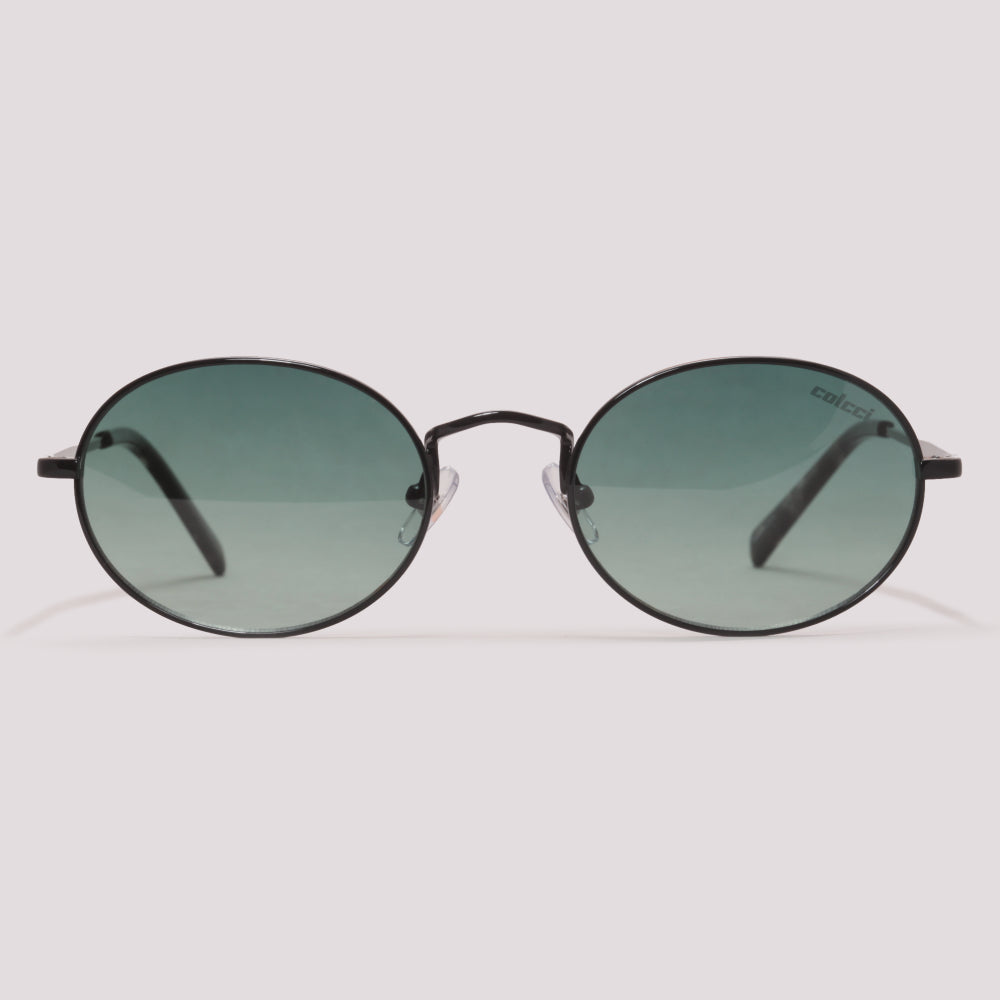 Colcci C0300 Preto Brilho Verde Degradê - Sol - 53 mm