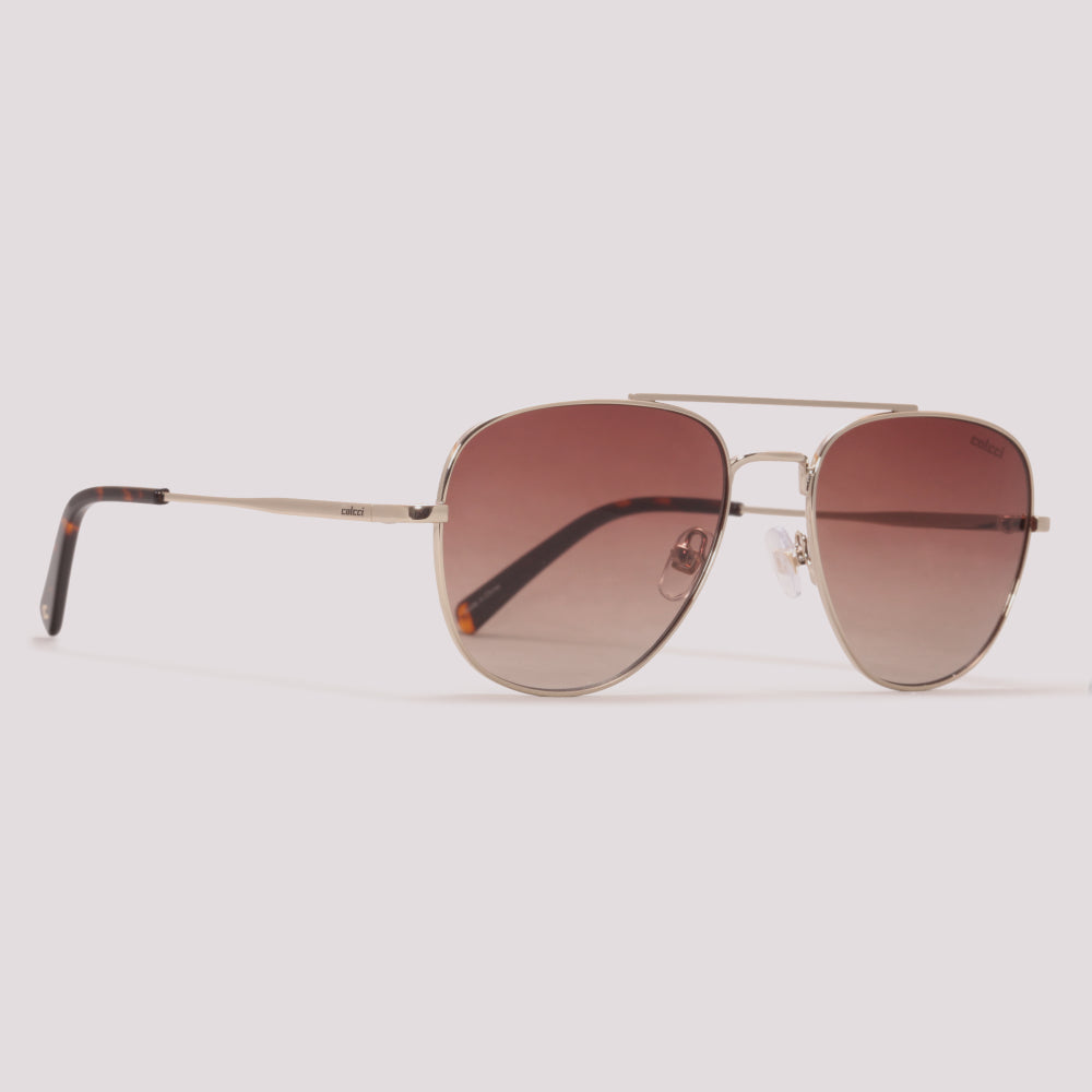 Colcci C0307 Dourado Brilho e Marrom Mesclado Marrom Degradê - Sol - 55 mm