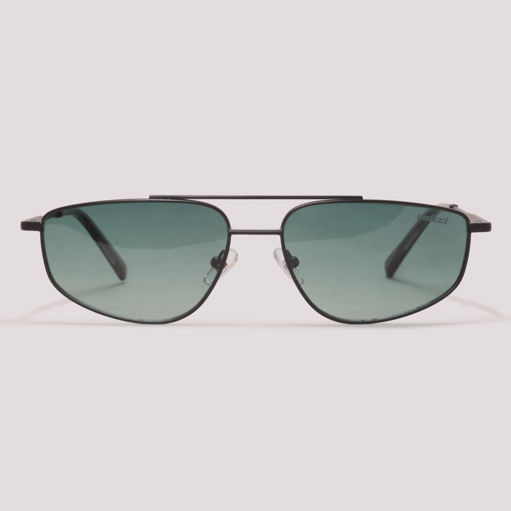Colcci C0308 Preto Fosco Verde Degradê - Sol - 57 mm