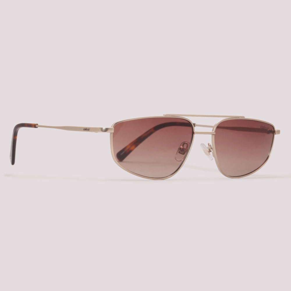 Colcci C0308 Dourado Fosco Marrom Degradê - Sol - 57 mm