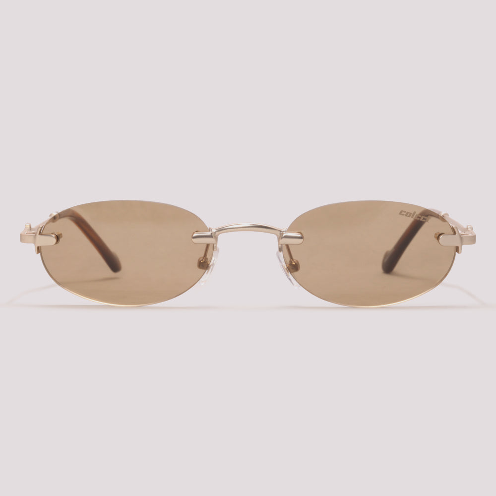 Colcci C0309 Dourado Fosco Marrom - Sol - 56 mm