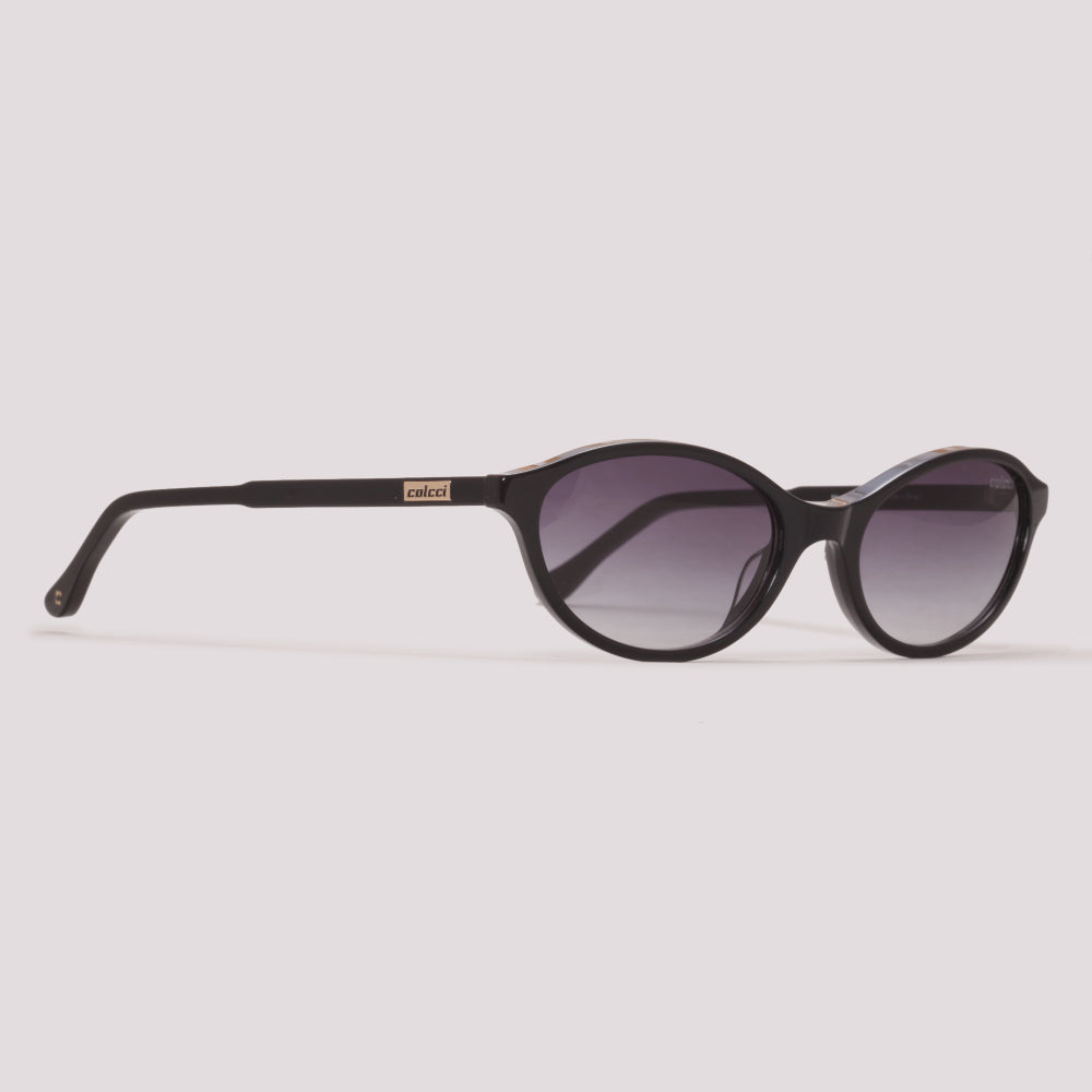 Colcci Charlotte Sun Preto Brilho Preto Degradê - Sol - 53 mm