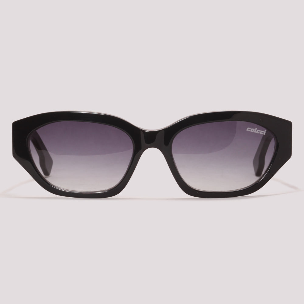 Colcci Petra Preto Brilho Preto Degradê - Sol - 54 mm
