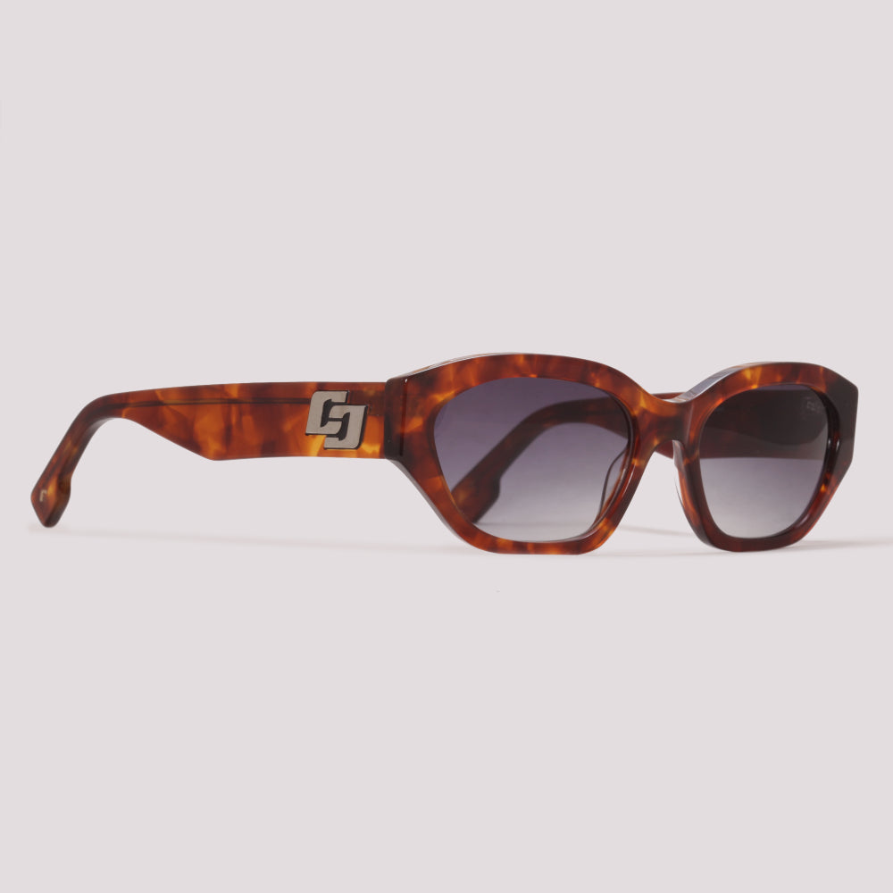 Colcci Petra Marrom Mesclado Preto Degradê - Sol - 54 mm