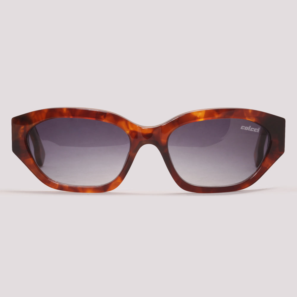 Colcci Petra Marrom Mesclado Preto Degradê - Sol - 54 mm