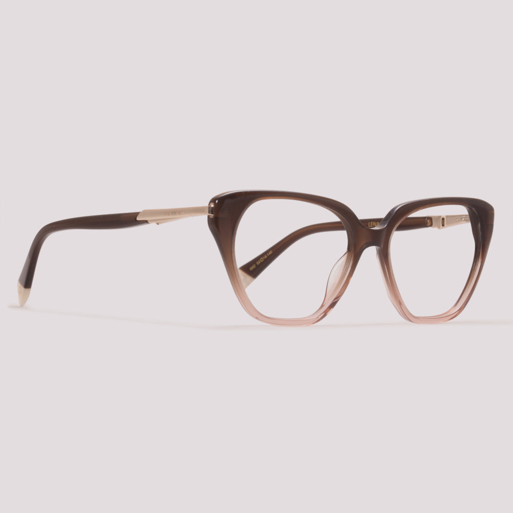 Ana Hickmann Lena 3 G02 Marrom Degradê - Grau - 53 mm