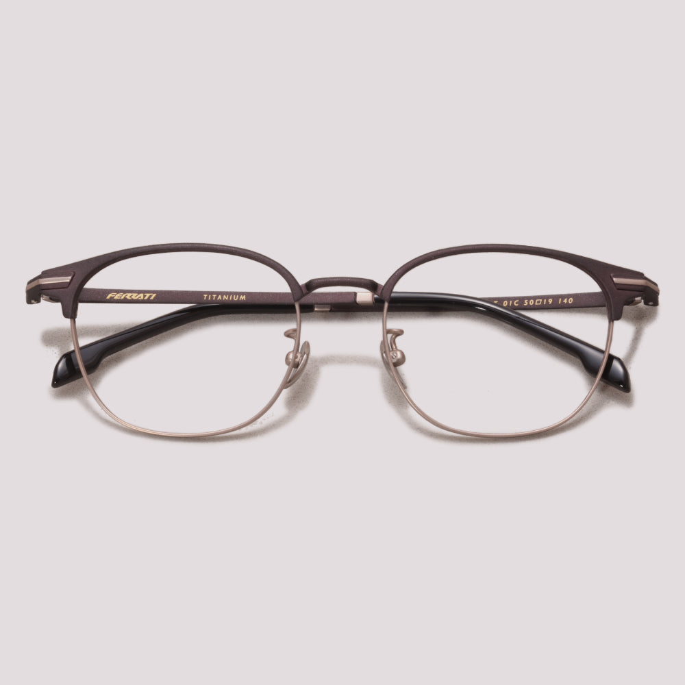 Ferrati FE1119T Titânio 01C Marrom Fosco - Grau - 50 mm
