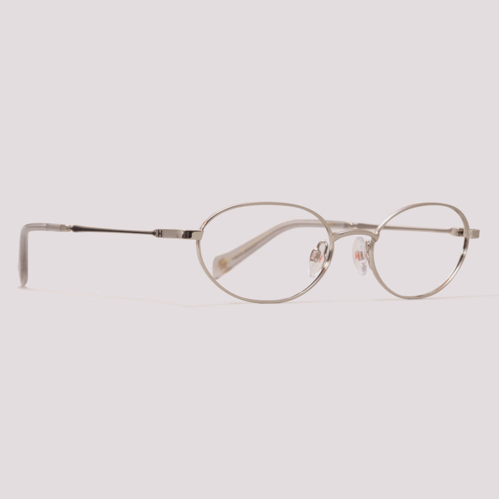 Hickmann Hibisco 2 03A Prata Brilho - Grau - 54 mm