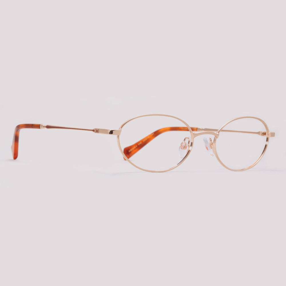Hickmann Hibisco 2 04B Dourado Brilho - Grau - 54 mm
