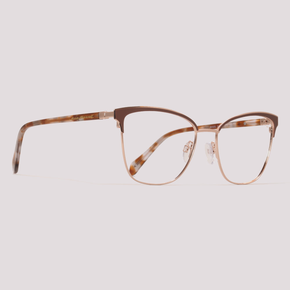 Jean Marcell JM1070 01A Dourado e Marrom - Grau - 54 mm
