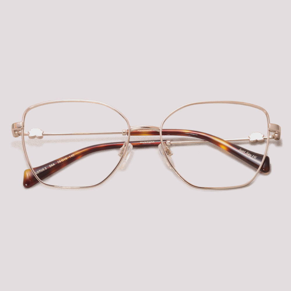Hickmann Lotus 3 04A Dourado Brilho - Grau - 55 mm