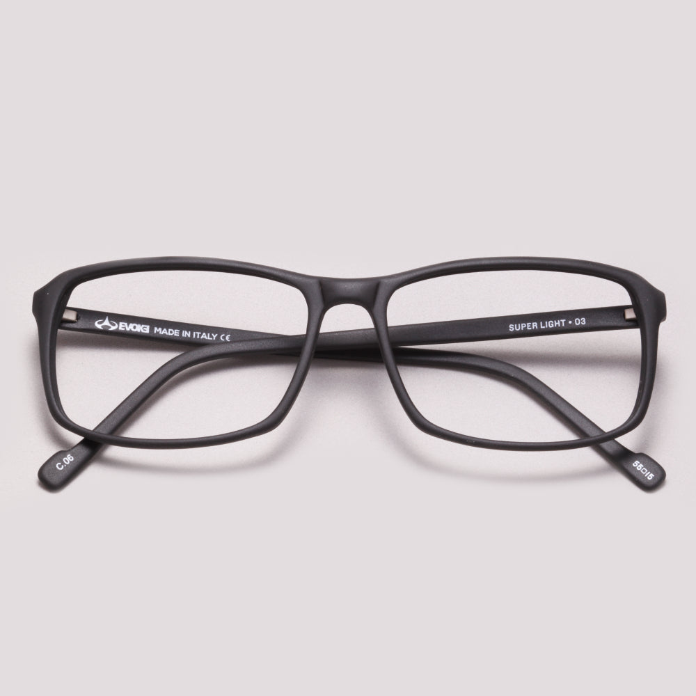 Evoke Super Light 03 Black Crystal Matte - Grau