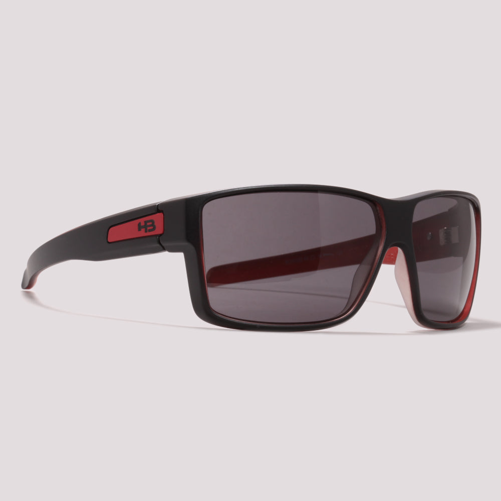 HB Big Vert Matte Black On Red Gray - Sol - 64 mm