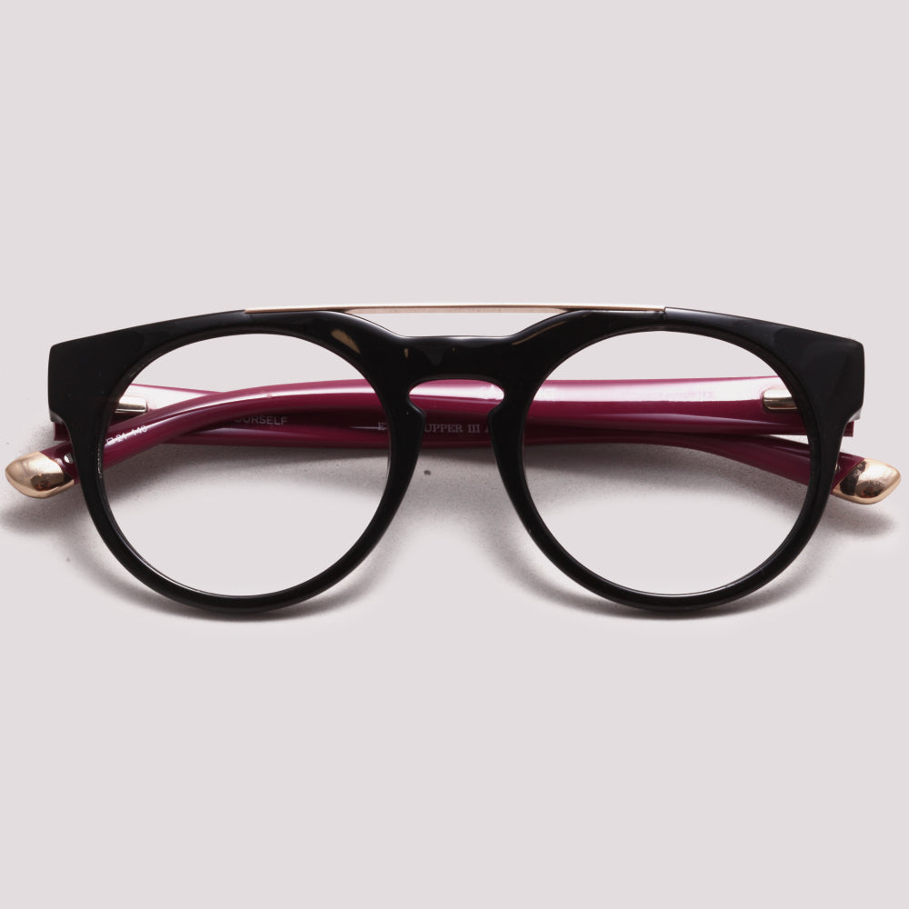 Evoke Upper III A02 Preto Brilho e Roxo - Grau - 49 mm